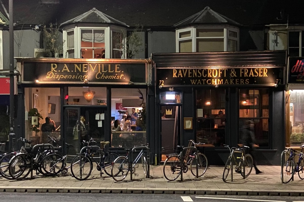 Tapas dishes on a restaurant table