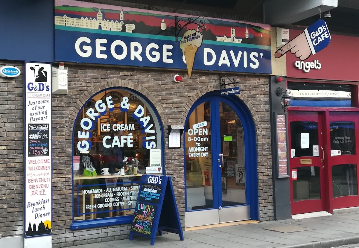 Ice cream served in a cup