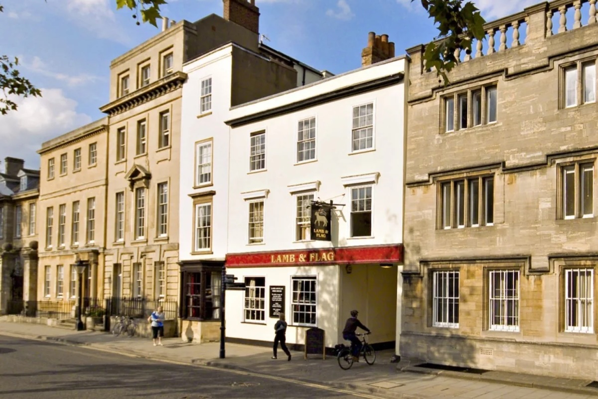 Outdoor pub garden seating